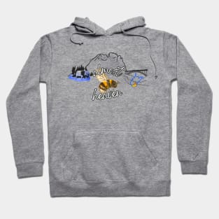 West Virginia Honey Bee Hoodie